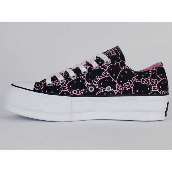 New converse hello kitty print platform low shoes - Picture 7 of 15